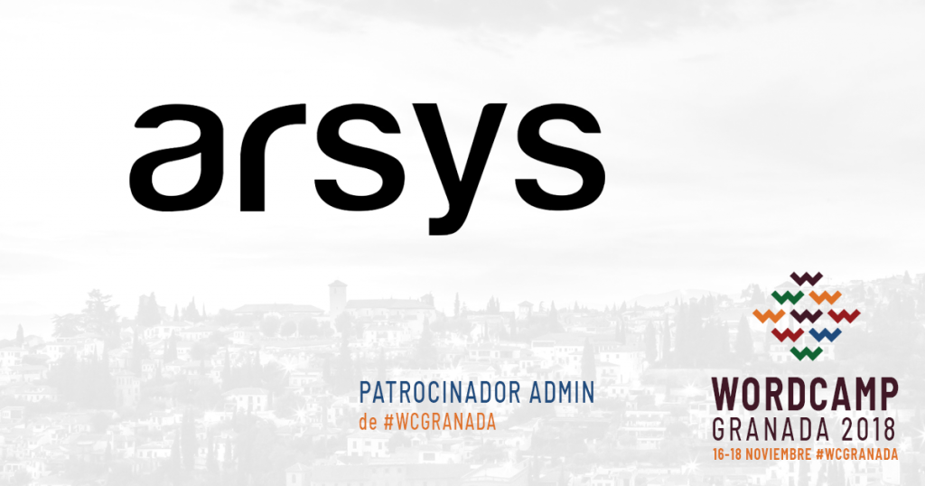 Arsys - Patrocinador Admin de WordCamp Granada 2018