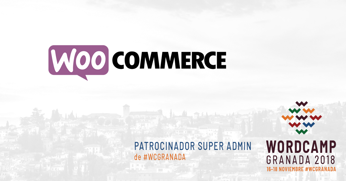 WooCommerce - Patrocinador Super Admin de WordCamp Granada 2018